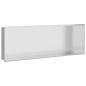 Preview: Duschnische Silber 90 x 30 x 9.5 cm Edelstahl