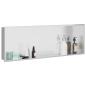 Preview: Duschnische Silber 90 x 30 x 9.5 cm Edelstahl