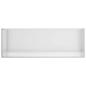Preview: Duschnische Silber 90 x 30 x 9.5 cm Edelstahl