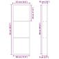 Preview: Duschnische Schwarz 90 x 30 x 9.5 cm Edelstahl