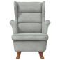 Preview: Schaukelstuhl 71 x 92 x 100 cm 100% Polyester Sperrholz