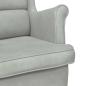 Preview: Schaukelstuhl 71 x 92 x 100 cm 100% Polyester Sperrholz