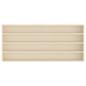 Preview: ARDEBO.de - Holz-Sammelvitrine Braun 80 x 8,5 x 36 cm Sperrholz