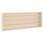 Preview: ARDEBO.de - Holz-Sammelvitrine Braun 100 x 8,5 x 36 cm Sperrholz