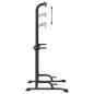 Preview: Power Turm Dip Station Schwarz 95 x 102 x (160-210) cm