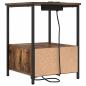Preview: Nachttisch mit Ladestation 2 pcs Räuchereiche Holzwerkstoff