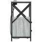 Preview: Nachttisch mit Ladestation 2 pcs Grau Sonoma Holzwerkstoff