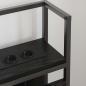 Preview: Stauraum-Kopfteil Schwarze Eiche 75 cm Holzwerkstoff