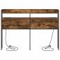 Preview: Stauraum-Kopfteil mit Regal Räuchereiche 140 cm Holzwerkstoff