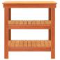 Preview: Werkbank Wachsbraun 78.5 x 50 x 80 cm Massivholz Kiefer