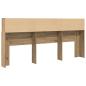 Preview: Kopfteil Schrank Eiche handwerklich 220 x 19 x 101.5 cm