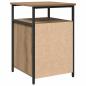 Preview: Nachttisch 2 pcs Eiche handwerklich Holzwerkstoff