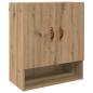 Preview: Wandschrank Eiche handwerklich 60 x 31 x 70 cm Holzwerkstoff
