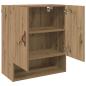 Preview: Wandschrank Eiche handwerklich 60 x 31 x 70 cm Holzwerkstoff
