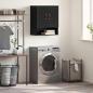 Preview: ARDEBO.de - Wandschrank Schwarze Eiche 60 x 31 x 70 cm Holzwerkstoff