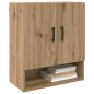 Preview: Wandschrank Eiche handwerklich 60 x 31 x 70 cm Holzwerkstoff