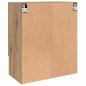 Preview: Wandschrank Eiche handwerklich 60 x 31 x 70 cm Holzwerkstoff