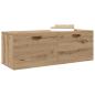 Preview: Wandschrank Eiche handwerklich 100 x 36.5 x 35 cm Holzwerkstoff