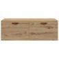 Preview: Wandschrank Eiche handwerklich 100 x 36.5 x 35 cm Holzwerkstoff