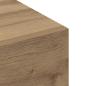 Preview: Wandschrank Eiche handwerklich 100 x 36.5 x 35 cm Holzwerkstoff