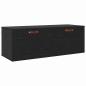 Preview: Wandschrank Schwarze Eiche 100 x 36.5 x 35 cm Holzwerkstoff