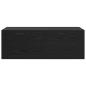 Preview: Wandschrank Schwarze Eiche 100 x 36.5 x 35 cm Holzwerkstoff