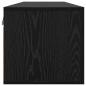 Preview: Wandschrank Schwarze Eiche 100 x 36.5 x 35 cm Holzwerkstoff