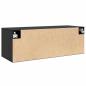 Preview: Wandschrank Schwarze Eiche 100 x 36.5 x 35 cm Holzwerkstoff