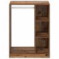 Preview: Kleiderschrank mit Regal Altholz 77 x 48 x 102 cm Holzwerkstoff