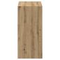 Preview: Kleiderschrank mit Regal Eiche handwerklich 77 x 48 x 102 cm