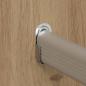 Preview: Kleiderschrank mit Regal Eiche handwerklich 77 x 48 x 102 cm