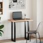 Preview: Tischplatte Rechteckig 60x50x2 cm Massivholz Akazie