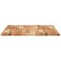 Preview: Tischplatte Rechteckig 120x70x2 cm Massivholz Akazie