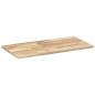 Preview: ARDEBO.de - Tischplatte 100x40x2 cm Rechteckig Massivholz Akazie