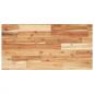 Preview: Tischplatte Rechteckig 100x40x2 cm Massivholz Akazie