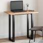 Preview: ARDEBO.de - Tischplatte Rechteckig 60x50x2 cm Massivholz Akazie