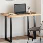 Preview: ARDEBO.de - Tischplatte Rechteckig 100x70x2 cm Massivholz Akazie
