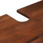 Preview: Badezimmermöbel mit Tür 3 pcs 38 x 33 x 160 cm Massives Mango-Holz