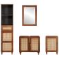Preview: Badezimmermöbel mit Schubladen Wandmontiert 4 pcs 38 x 33 x 160 cm