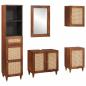 Preview: ARDEBO.de - Badezimmermöbel mit Schubladen Wandmontiert 5 pcs 38 x 33 x 160 cm