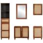 Preview: Badezimmermöbel mit Schubladen Wandmontiert 5 pcs 38 x 33 x 160 cm