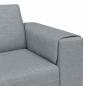 Preview: Sofa Set Hellgrau Stoff