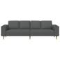 Preview: Sofa Set Dunkelgrau Stoff