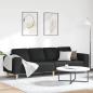 Preview: ARDEBO.de - Sofa Set Schwarz Stoff