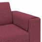 Preview: Sofa Set Weinrot Stoff