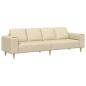 Preview: Sofa Set Creme Stoff