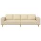 Preview: Sofa Set Creme Stoff