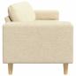 Preview: Sofa Set Creme Stoff