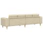 Preview: Sofa Set Creme Stoff