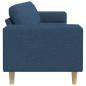 Preview: Sofa Set Blau Stoff